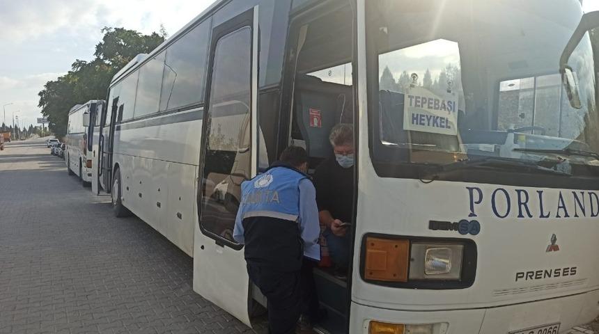 S plaka okul ve fabrika servisleri denetimi