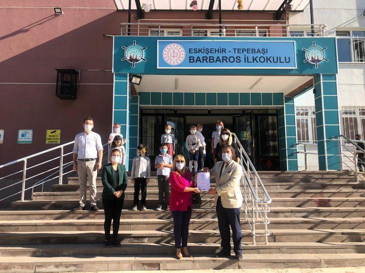 Eskişehir Barbaros İlkokulu’na ‘Okulum Temiz Belgesi’ takdim edildi G2