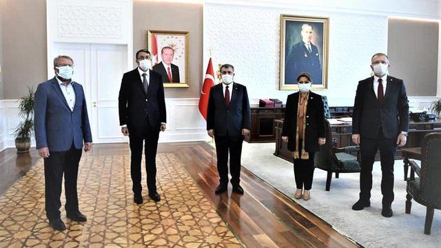 Sağlık Bakanı Koca’ya bilgi verdiler