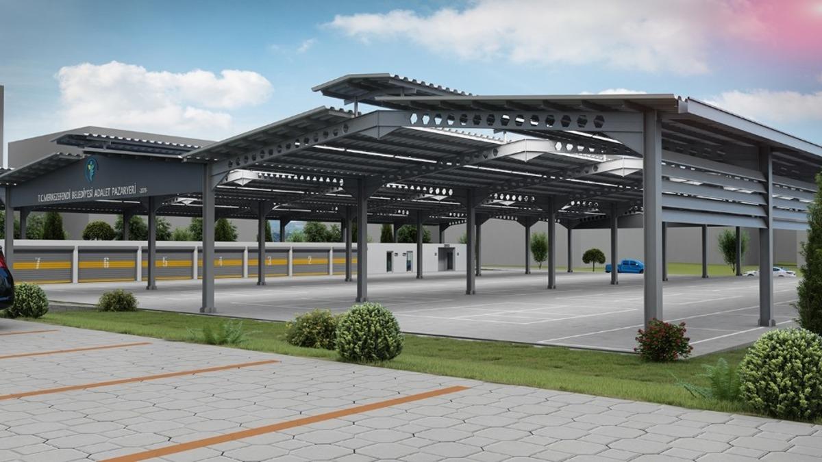 Merkezefendi&rsquo;de yeni pazaryeri kısa s&uuml;rede hizmete a&ccedil;ılacak