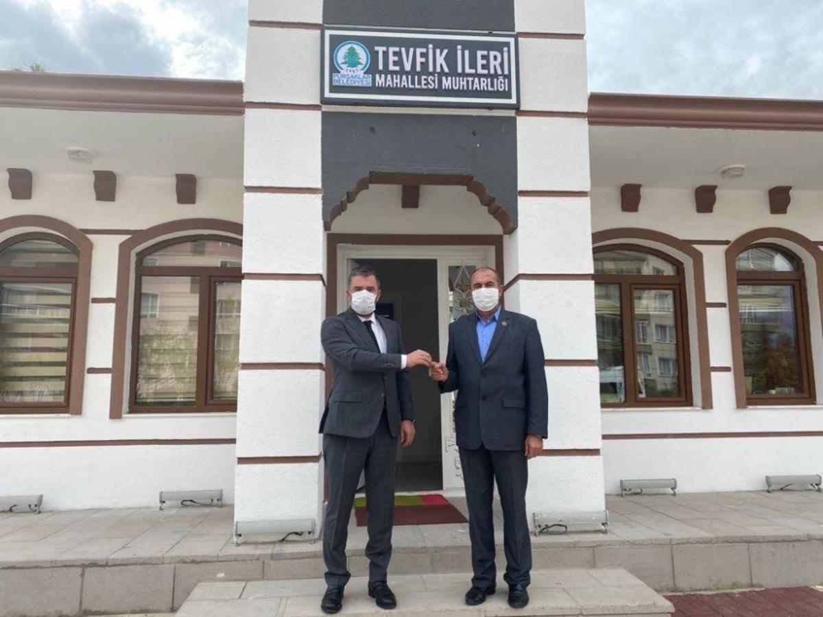 Pursaklar&rsquo;da muhtarlara modern binalar