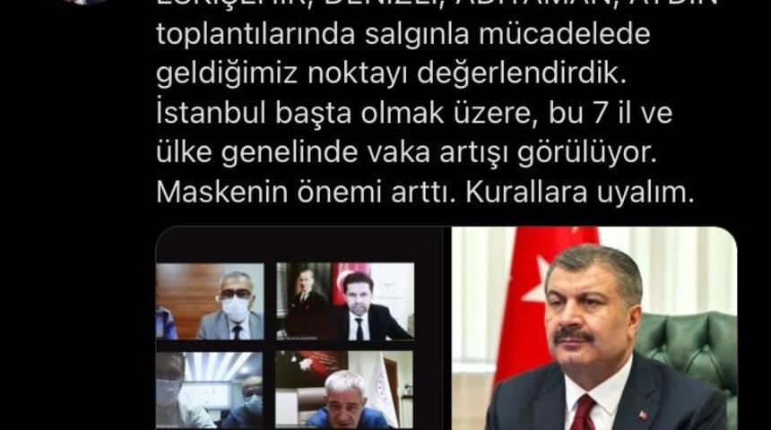 Sağlık Bakanı Koca&rsquo;nın 2 haftadır dikkat &ccedil;eken Denizli uyarısı