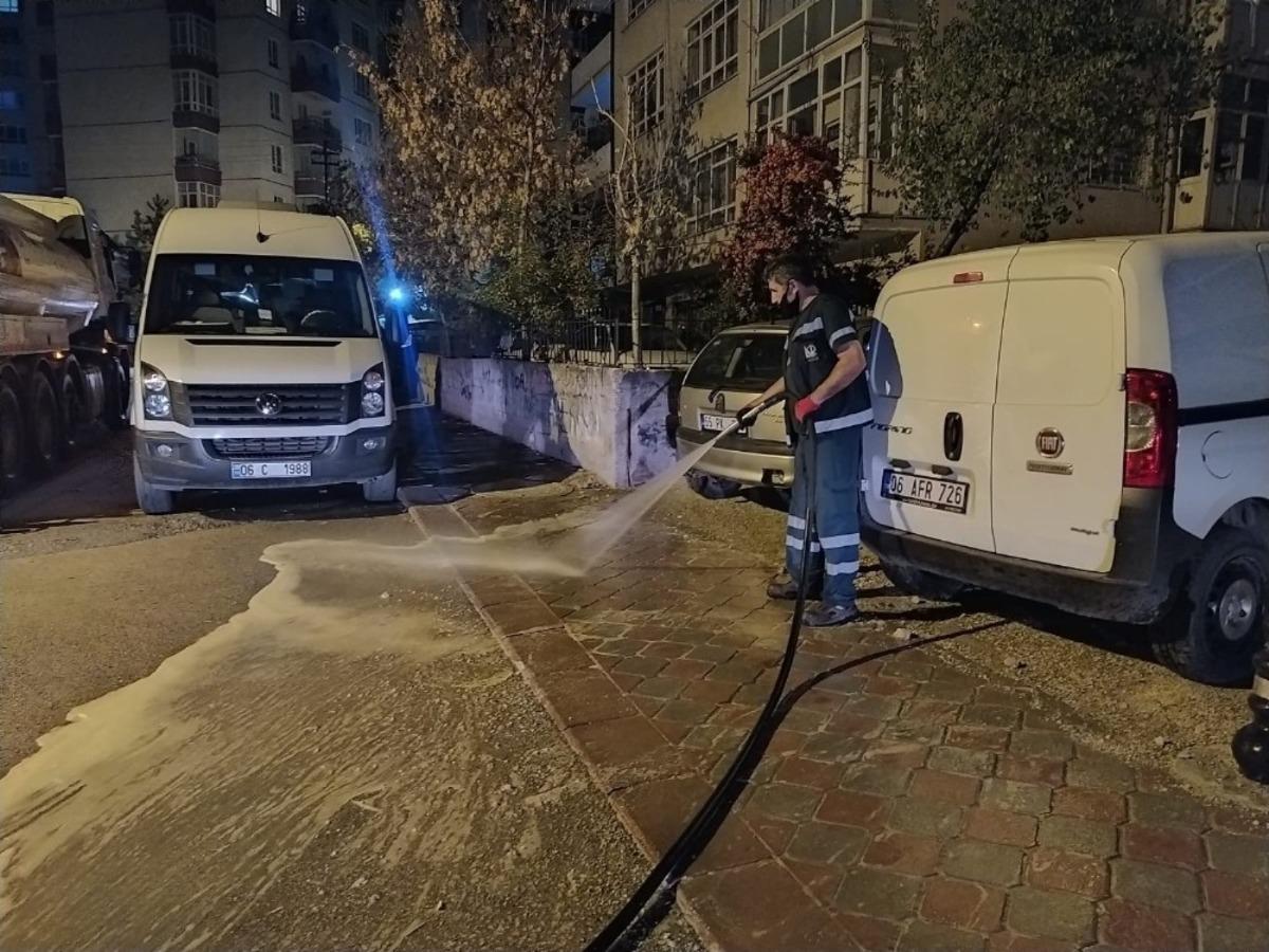 Ke&ccedil;i&ouml;ren&rsquo;in t&uuml;m sokakları haftada bir kez yıkanıyor