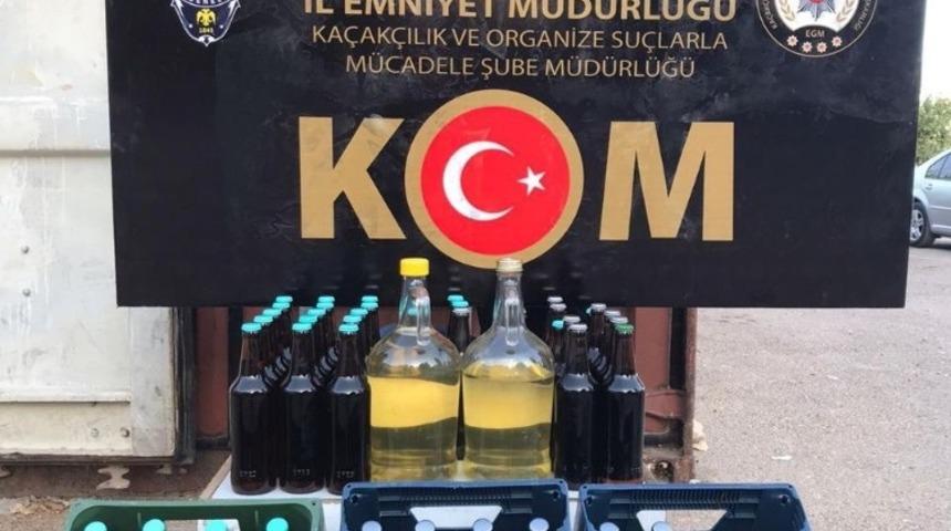 Sahte alkol &uuml;retenlere operasyon: 1 g&ouml;zaltı