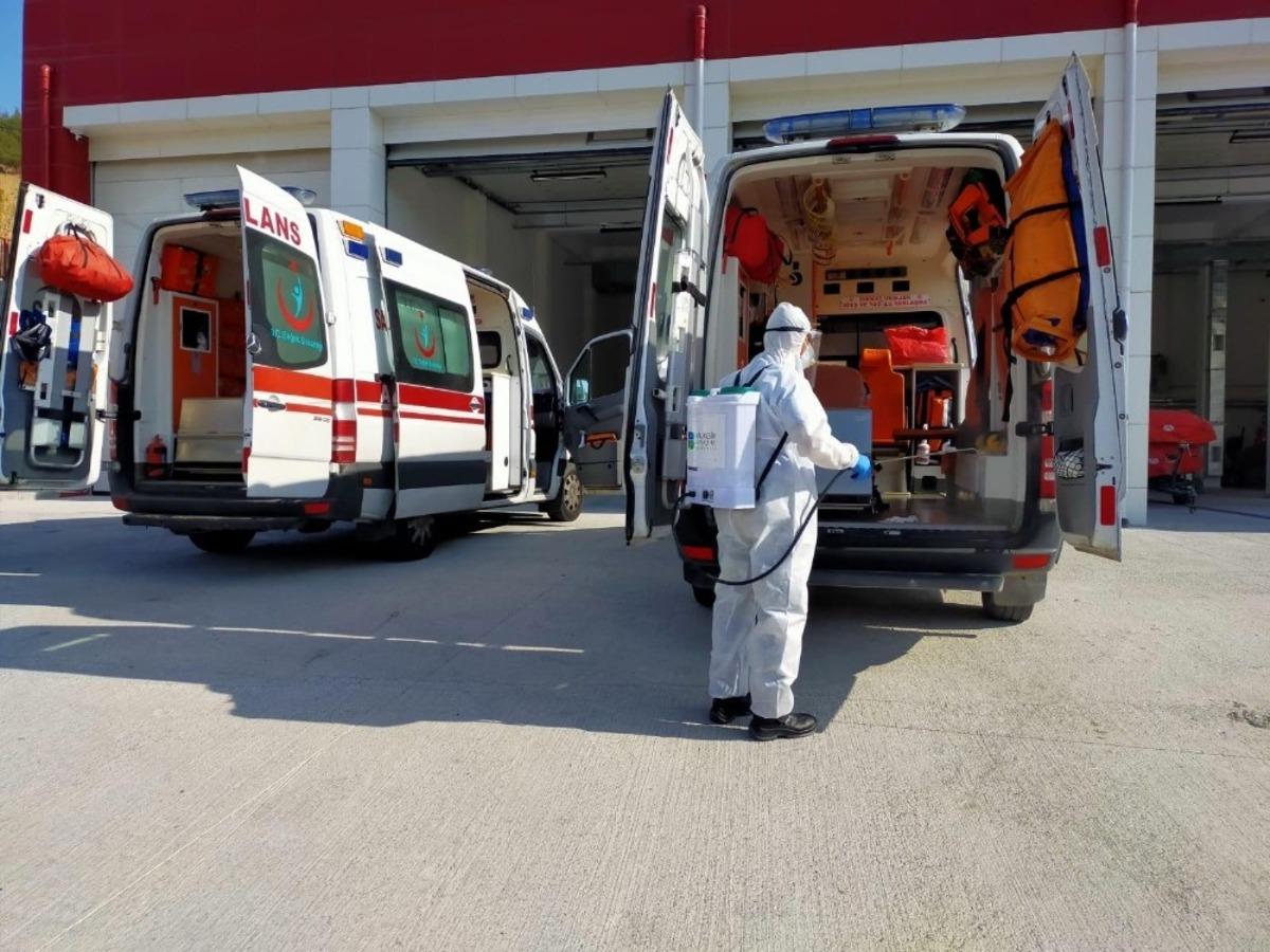 Balıkesir&rsquo;de okullar d&uuml;zenli olarak dezenfekte ediliyor