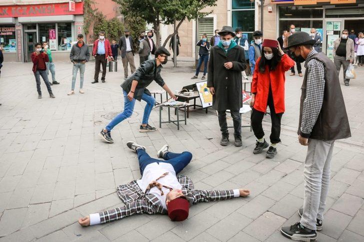 Bitlis’te pandemiye dikkat çekmek için tiyatro oyunu sahnelendi G3