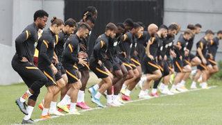 Galatasaray'da Omar Elabdellaou takımla çalıştı