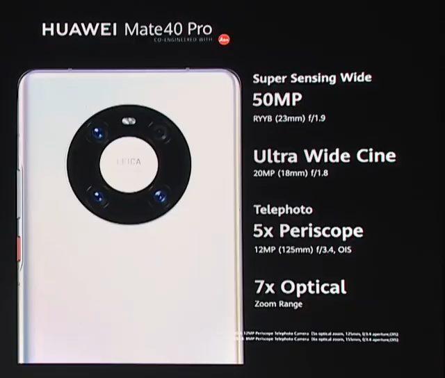 Huawei Mate 40 Pro kamera