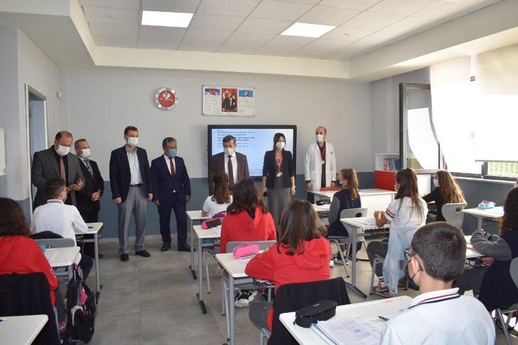 Kaymakam Çaykara MER Kolejinde incelemelerde bulundu G4