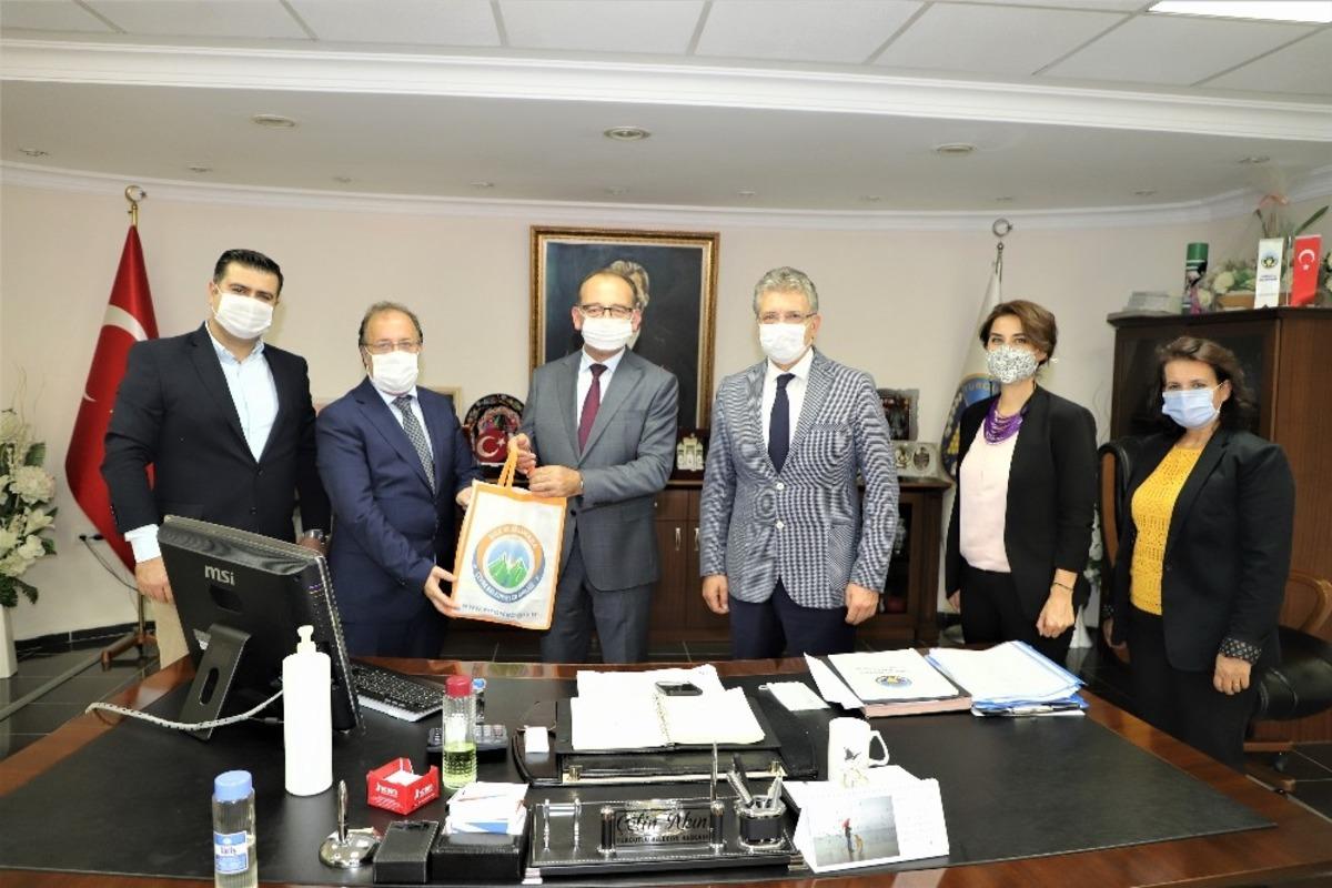 Ege ve Marmara &Ccedil;evre Belediyeler Birliğinden Başkan &Ccedil;etin Akın&rsquo;a ziyaret