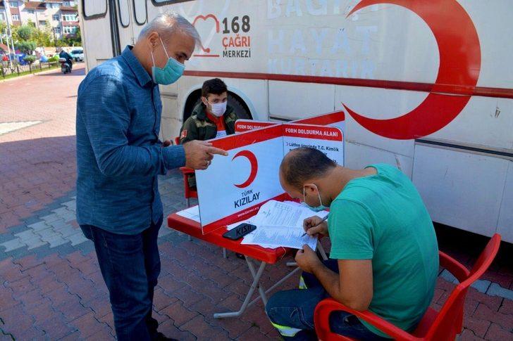 Gülüç Belediyesi kan bağışı kampanyası düzenledi G5