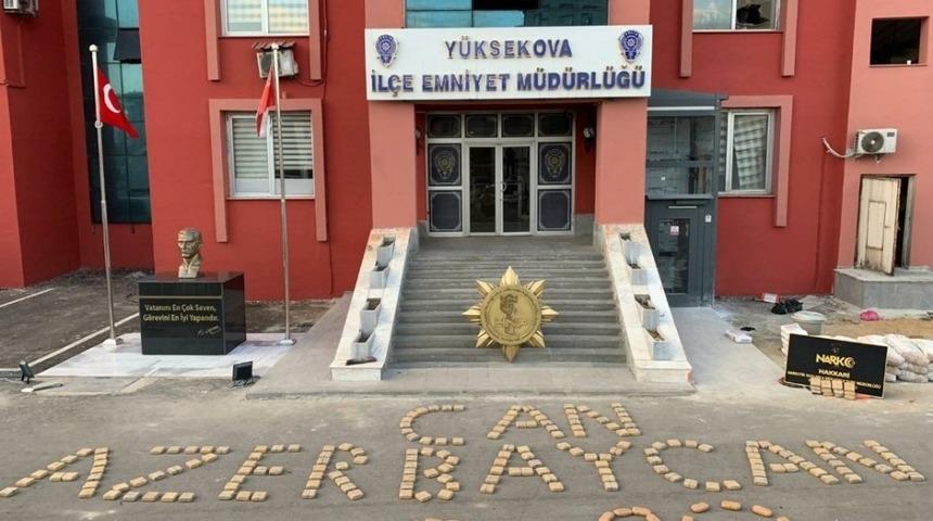 Yüksekova’da 121 kilo eroin ele geçirildi