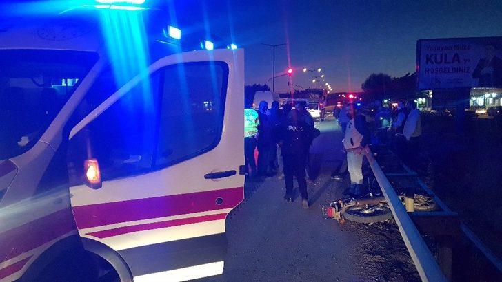 Motosikletten savrulan sürücü ağır yaralandı G2