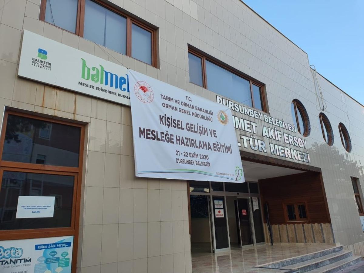 Dursunbey&rsquo;de G&ouml;reve Başlayan Orman Personellerine Meslek Eğitimi