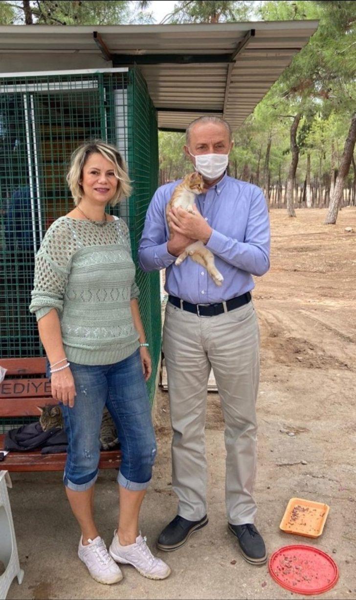 Başkan Atabay’dan kedi evine ziyaret G4