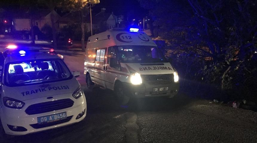 Çalıntı motosikletle polisten kaçtı, kovalamaca bahçede bitti