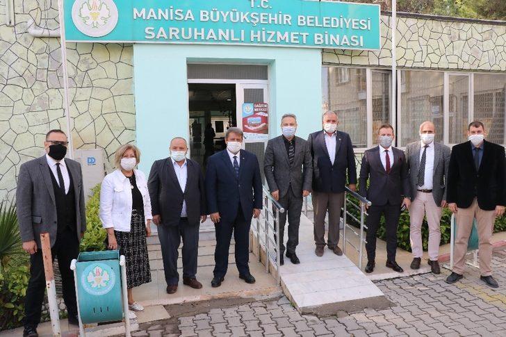 Saruhanlı’da muhtarlardan Başkan Ergün’e asfalt teşekkürü G2