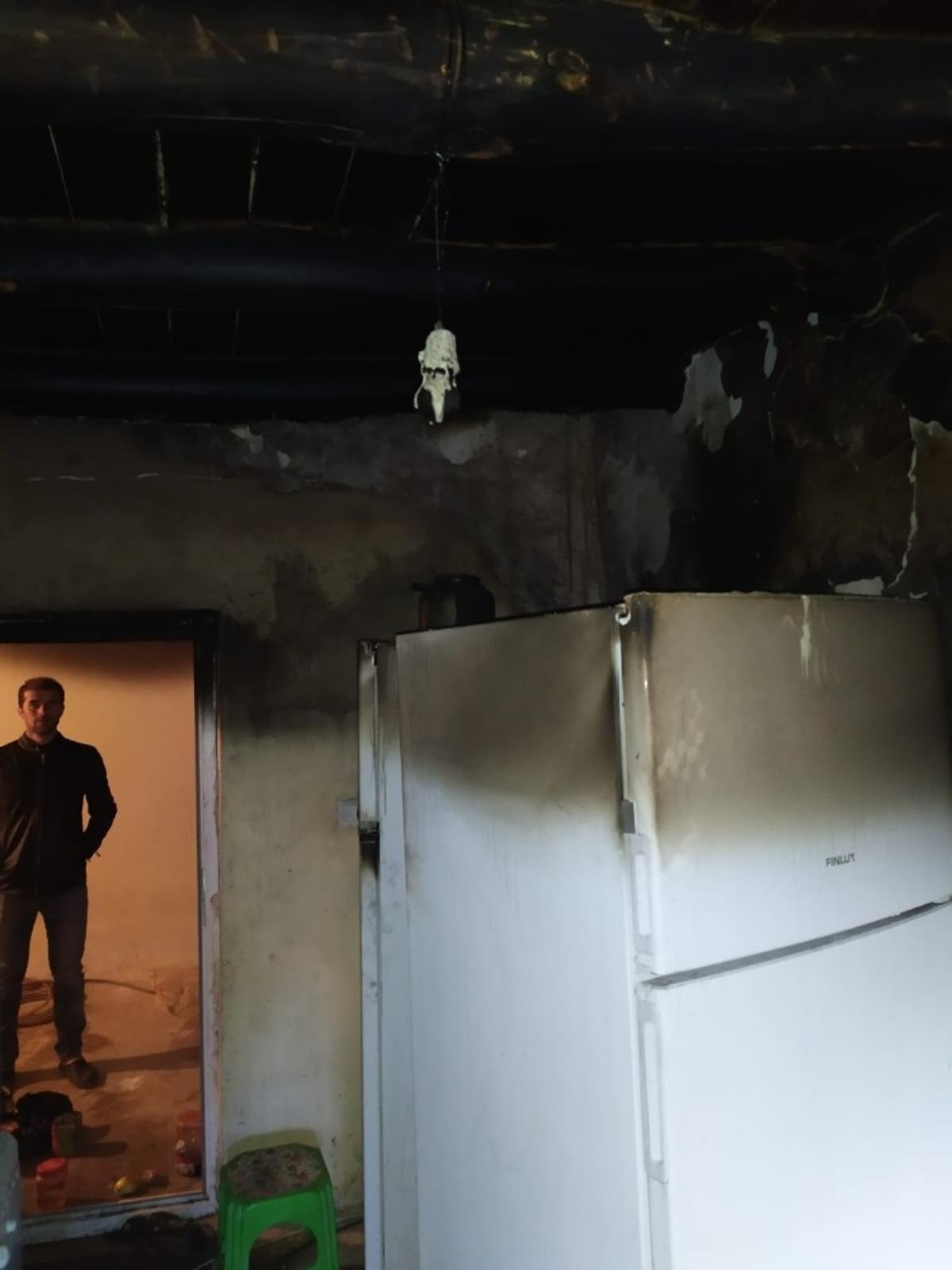 Dağlıca&rsquo;da ev yangını