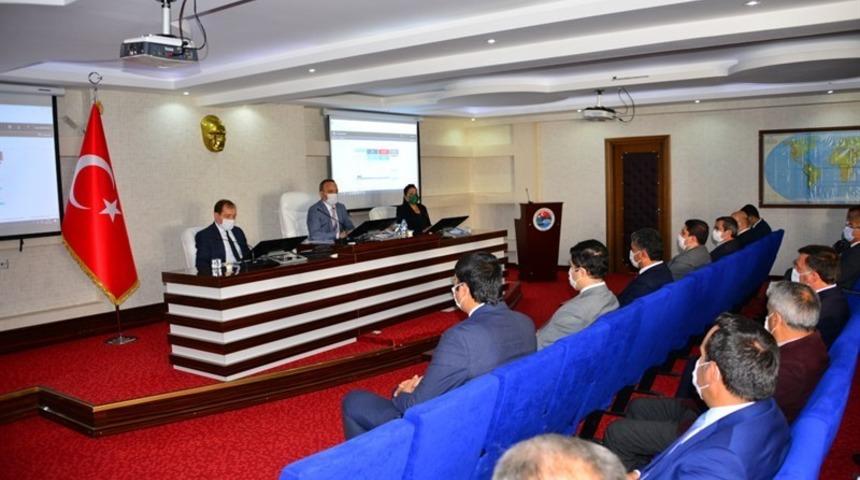 Vali H&uuml;seyin &Ouml;ner Başkanlığında, 2020 Yılı 4. D&ouml;nem Koordinasyon kurulu toplantısı ger&ccedil;ekleştirildi