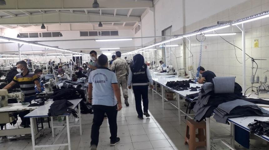 Yenişehir&rsquo;de korona vir&uuml;s denetimi devam ediyor