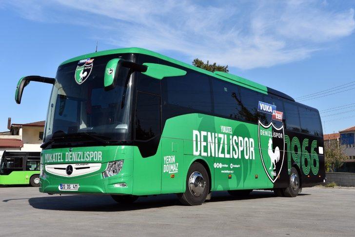Denizli Büyükşehir Belediyesinden Yukatel Denizlispor’a sıfır kilometre takım otobüsü G1