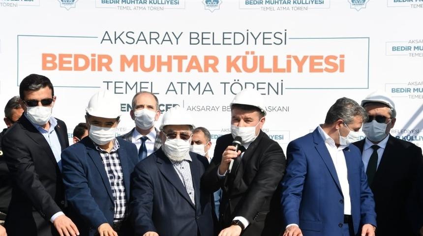 Aksaray&rsquo;da Bedir Muhtar Cami ve K&uuml;lliyesi&rsquo;nin temeli dualarla atıldı