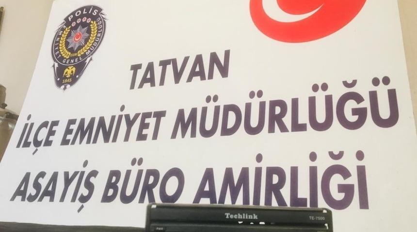 Tatvan&rsquo;da hırsızlık: 1 g&ouml;zaltı