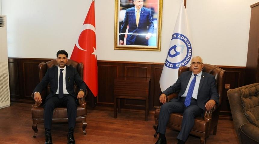 Müşavir Gürbüz, Rektör Aldemir’i ziyaret etti