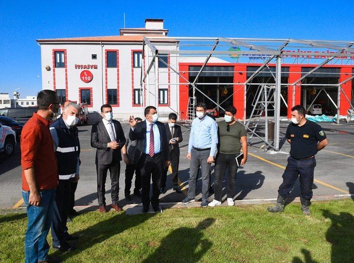 Gürkan hazırlıkları yerinde inceledi G2