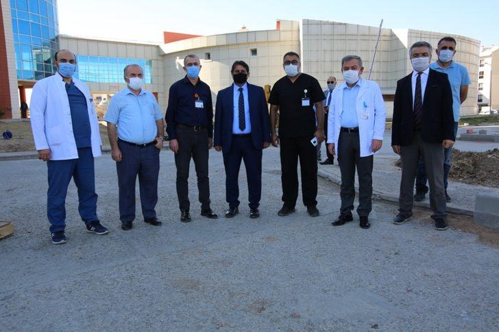 Hastanenin peyzaj çalışmaları başladı G2