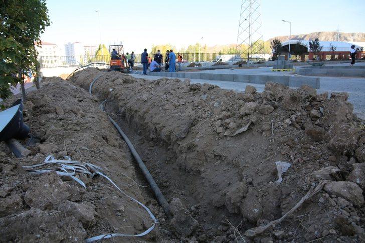 Hastanenin peyzaj çalışmaları başladı G3