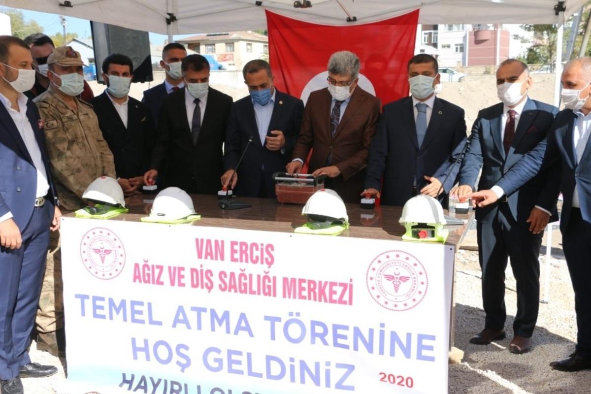Erciş&rsquo;te Ağız ve Diş Sağlığı Merkezi&rsquo;nin temeli atıldı