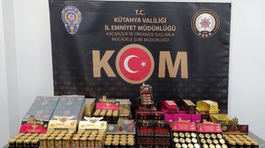 K&uuml;tahya&rsquo;da ka&ccedil;ak cinsel i&ccedil;erikli &uuml;r&uuml;n ele ge&ccedil;irildi