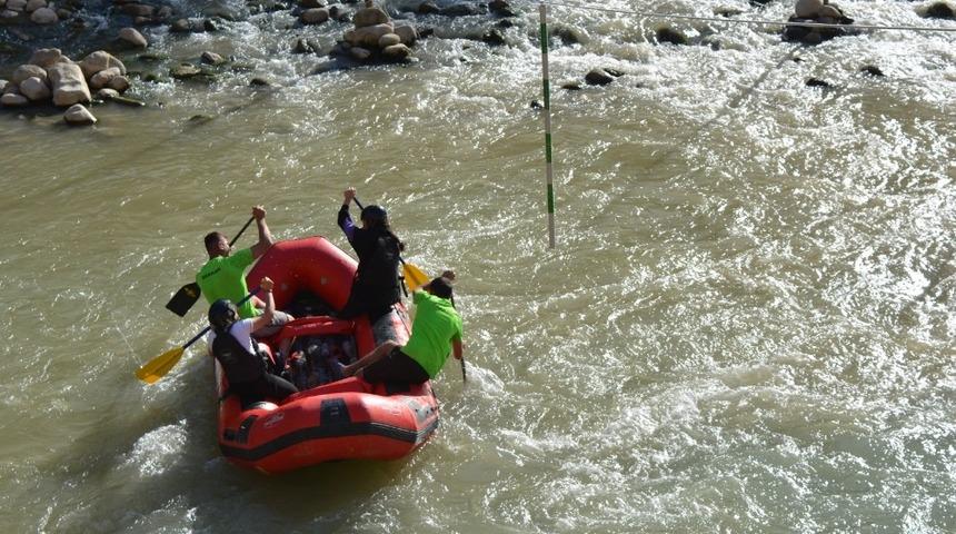 &Ccedil;ukurca rafting takımı T&uuml;rkiye şampiyonasına hazır