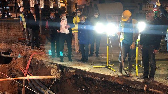 Balıkesir’de BASKİ yeni yağmur suyu borularını döşüyor