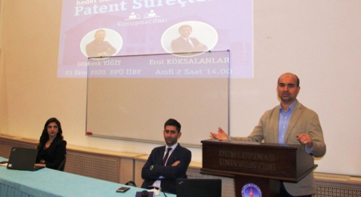 DP&Uuml;&rsquo;de &ldquo;Fikri Sınai Haklar ve Patent S&uuml;re&ccedil;leri&rdquo; başlıklı seminer
