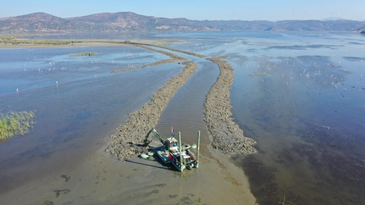 B&uuml;y&uuml;kşehir kanalı a&ccedil;tı, Bafa G&ouml;l&uuml; nefes oldu