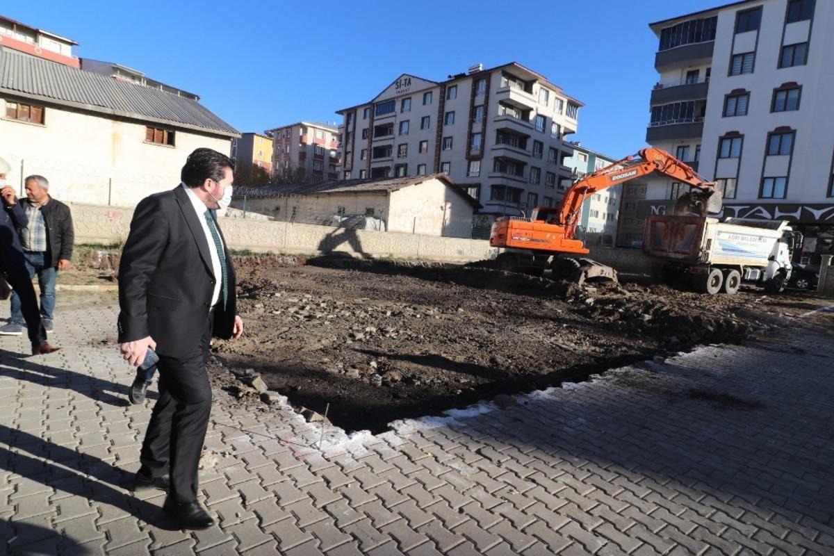 Ağrı Belediyesi mahalle konağı &ccedil;alışmalarına başladı