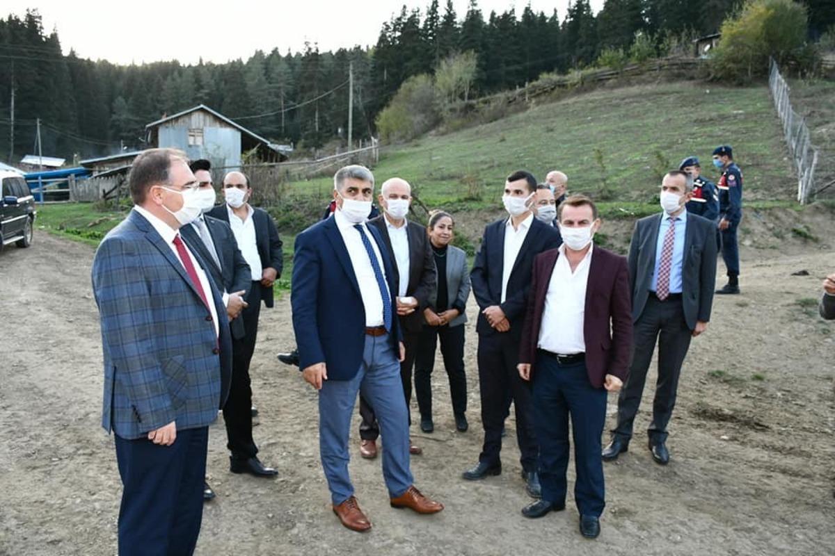 Vali G&uuml;rel, Uluyayla&rsquo;da incelemelerde bulundu