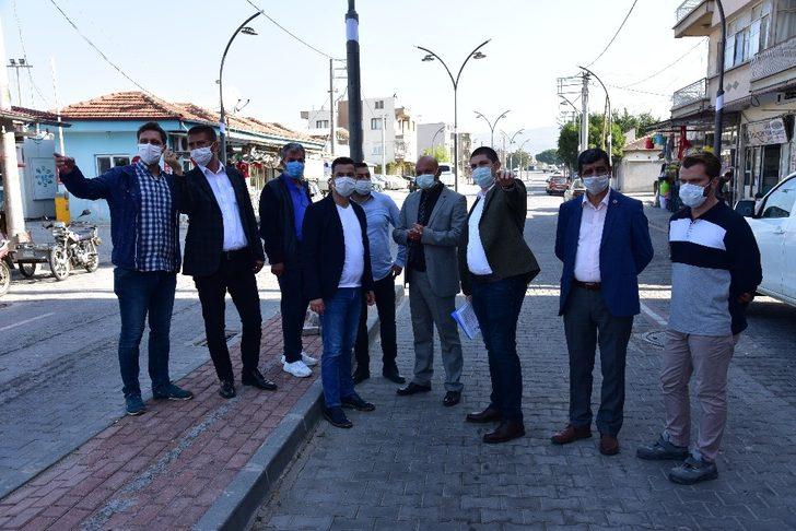 Gölmarmara’nın Prestij Caddesi’nde peyzaj çalışmaları başladı G4