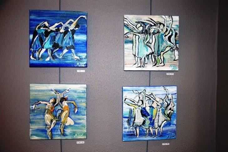 Ressam Müge Süel, “Dans” konulu kişisel resim sergisini açtı G4