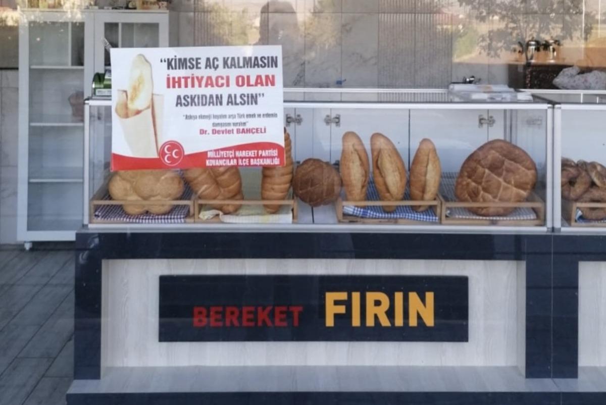 Kovancılar&rsquo;dan askıda ekmek kampanyasına destek