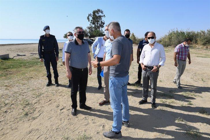 Vali Elban, Kiteboard alanı ile Yumurtalık Lagünü’nde incelemelerde bulundu G1