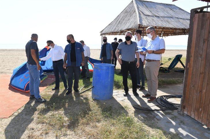 Vali Elban, Kiteboard alanı ile Yumurtalık Lagünü’nde incelemelerde bulundu G3