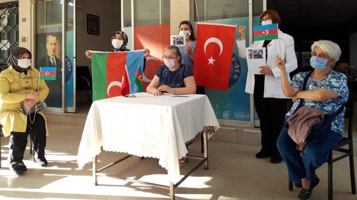 Nazilli&rsquo;nin ilk kadın derneğinden Azerbaycan&rsquo;a destek