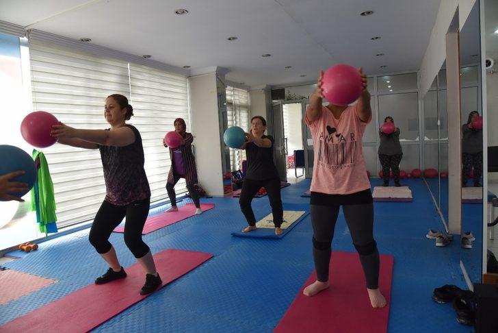 Sosyal mesafeli spora kadınlardan yoğun ilgi G1