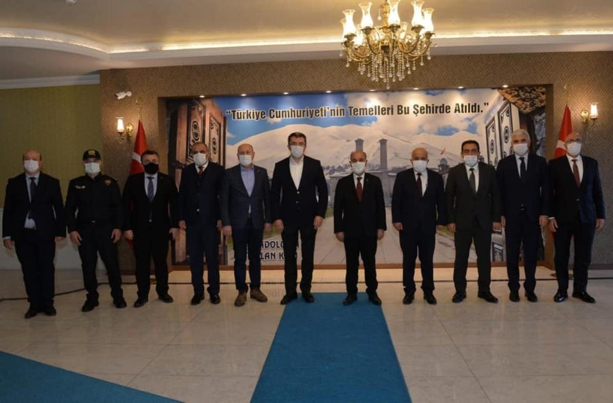 Emniyet Genel M&uuml;d&uuml;r&uuml; Aktaş Erzurum&rsquo;da