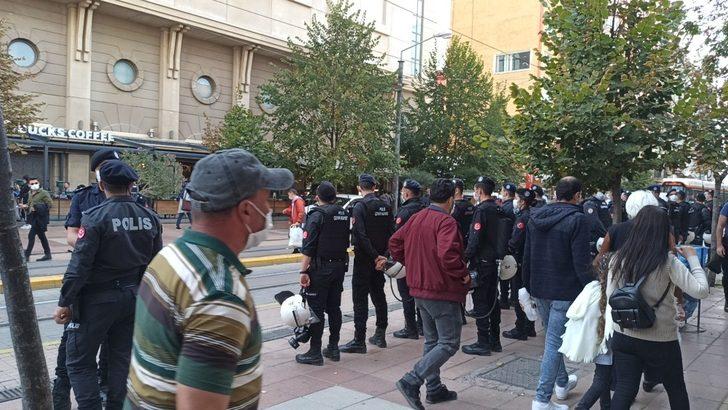 İzinsiz basın açıklaması yapmak isteyen gruba polis engeli G5