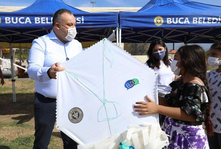 Bucalı çocuklar güzel havanın tadını uçurtmayla çıkardı G2