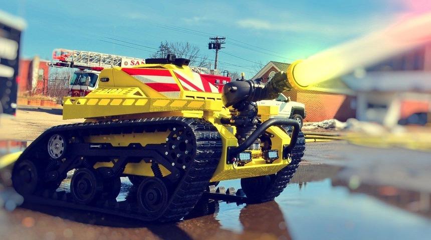 İtfaiyeci robotlar görev başına geçti!